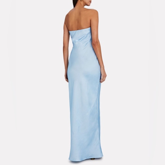 Cult Gaia Perla Gown, Ice Blue SIZE 8 (fits like a S/M), only worn once! - Picture 2 of 5